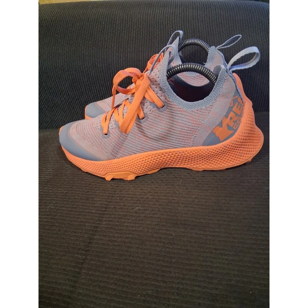 REI Co-op Swiftland MT Trail Running Shoes Blue Orange Womens Size 9 Sneaker‎